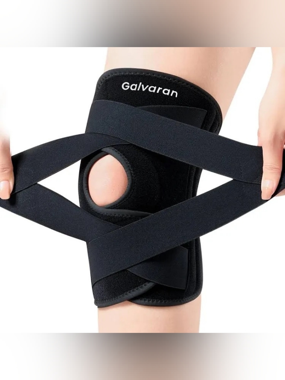 Open-Patella Knee Brace RIGHT KNEE By Galvaran Size XL RIGHT KNEE